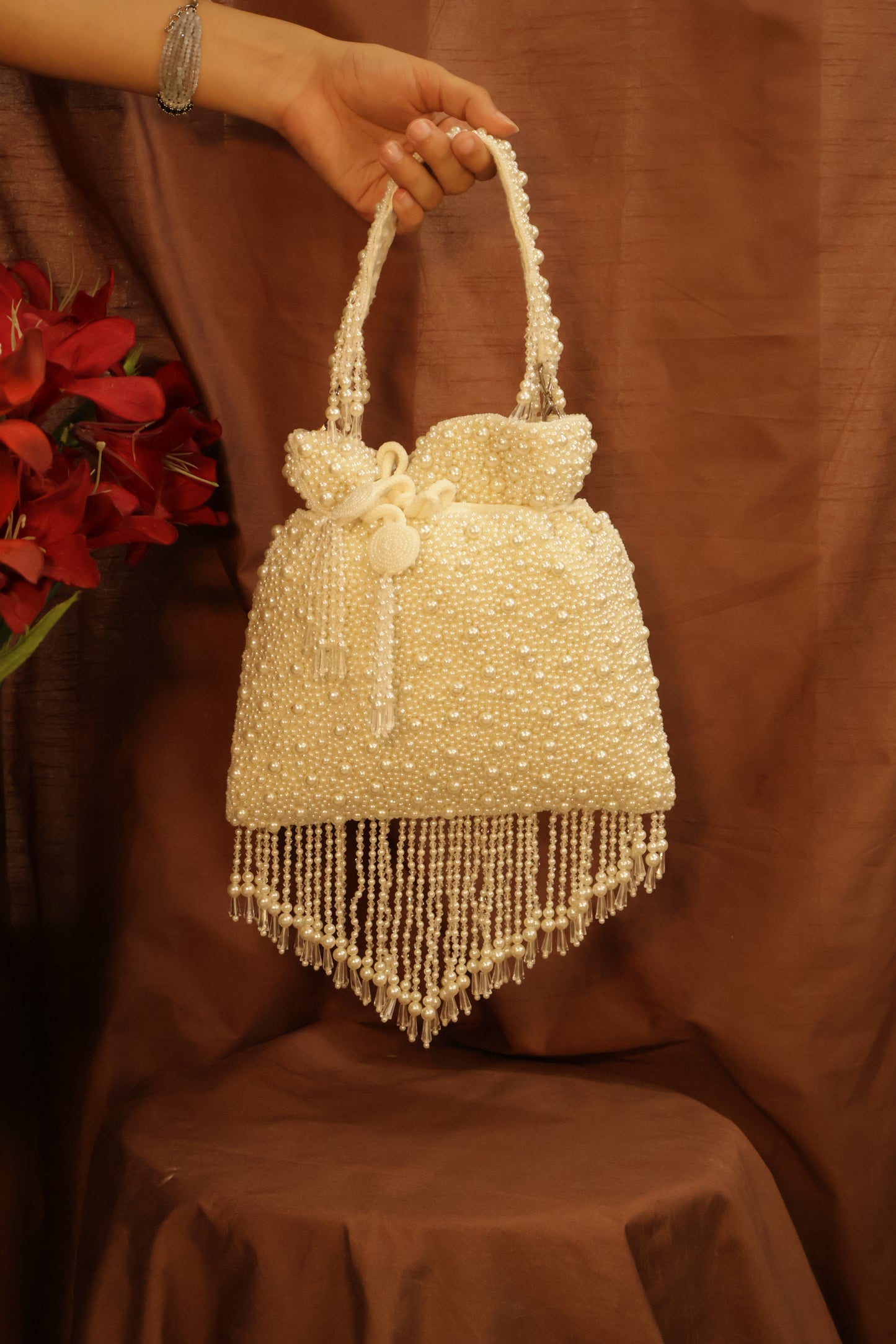 Pure Pearl Elegance Bag