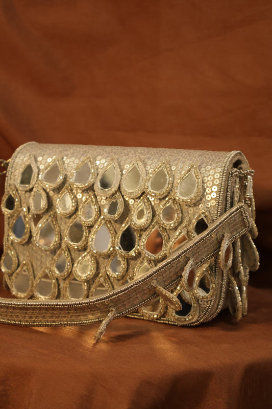 Silver Reflection Drop Bag