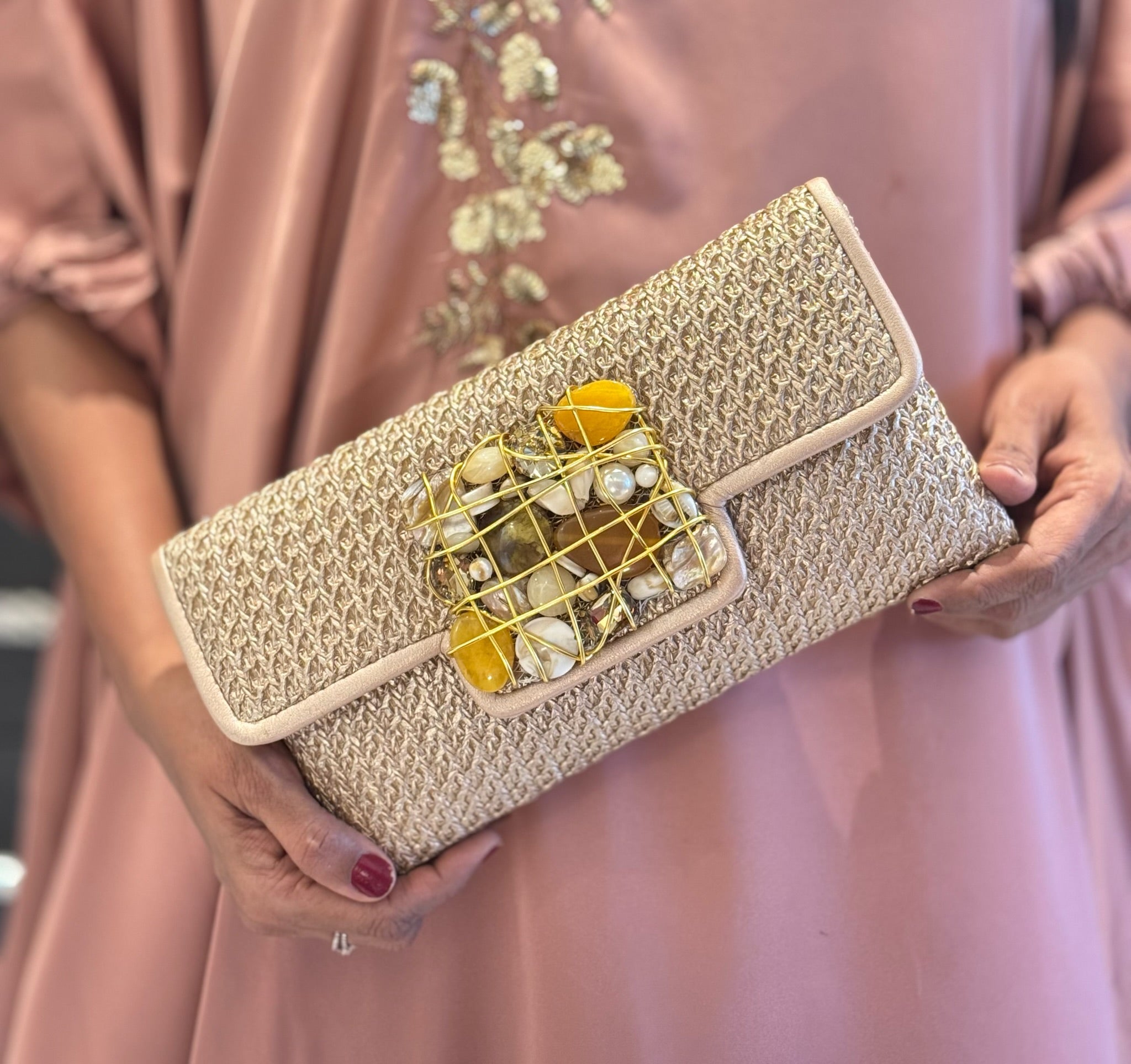 Rustic Gem Envelope Bag