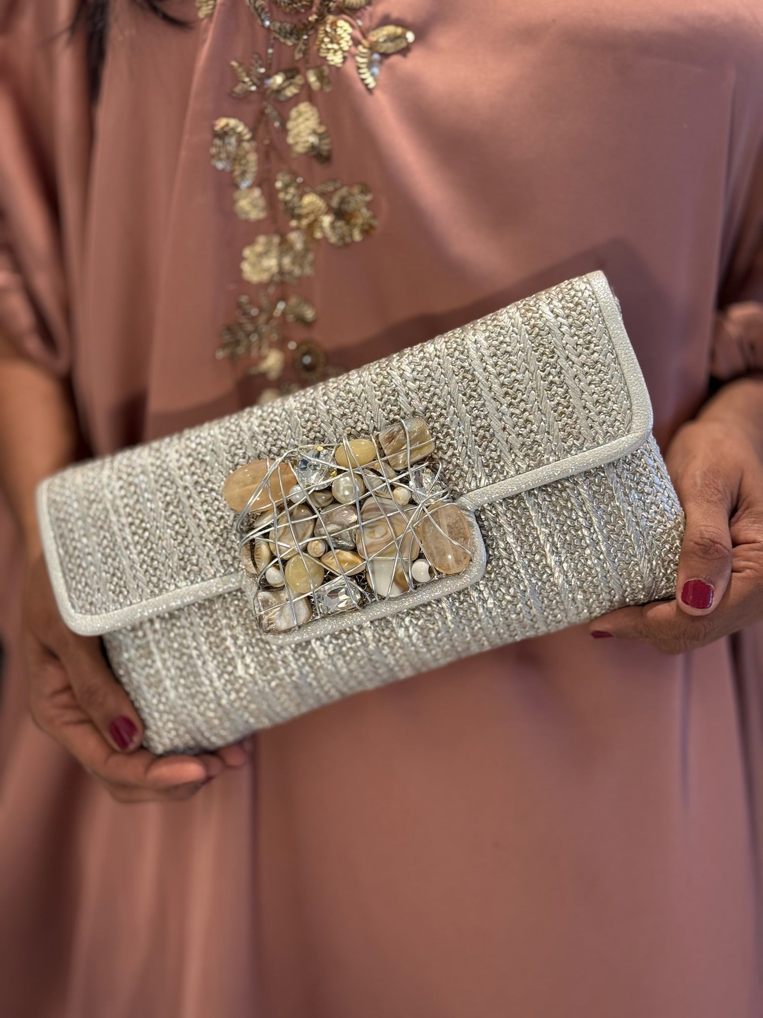 Rustic Gem Envelope Bag