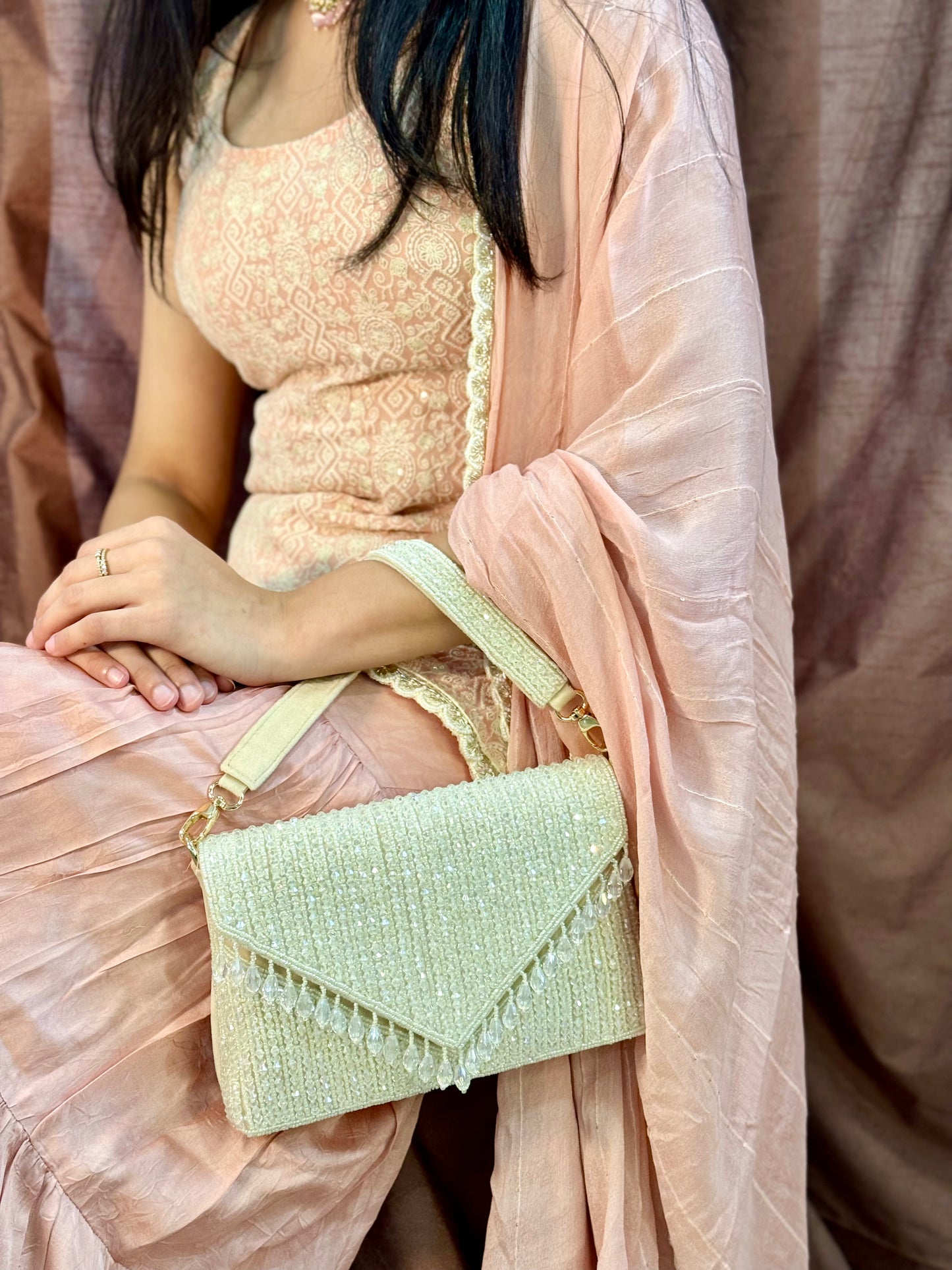 White Box Crystal Bag