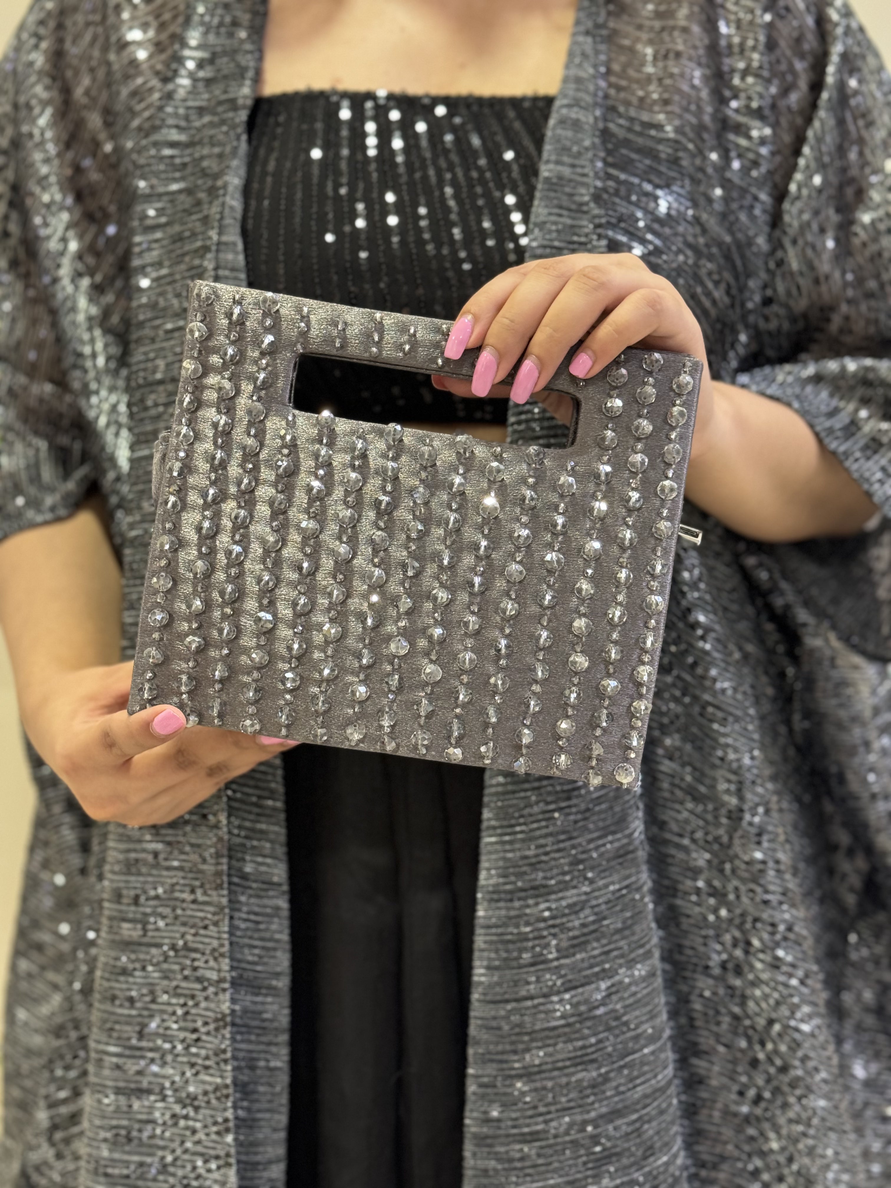 Crystal Cube Elegance Bag