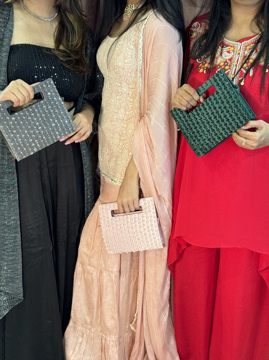 Crystal Cube Elegance Bag